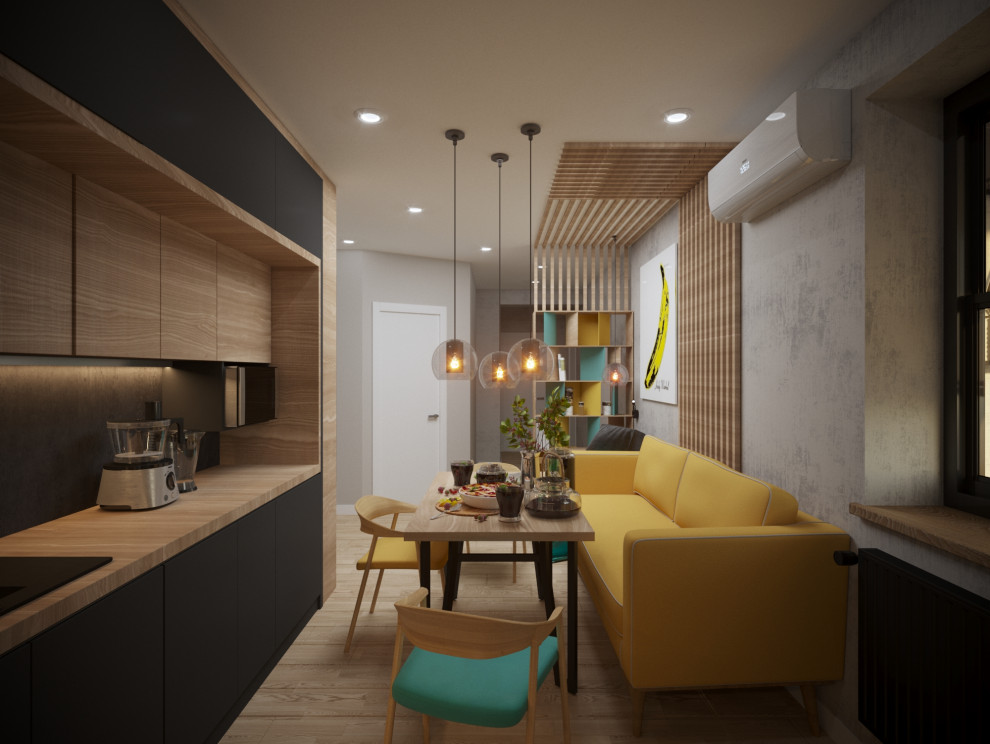 Современный проект квартиры для молодой семьи!