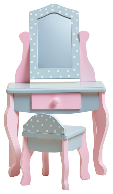 Olivia S Little World Princess 18 Doll Vanity Table And Chair In