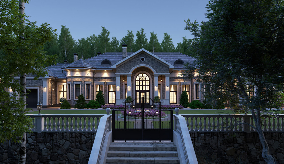 Архитектурный проект одноэтажного жилого дома площадью 400 кв.м.