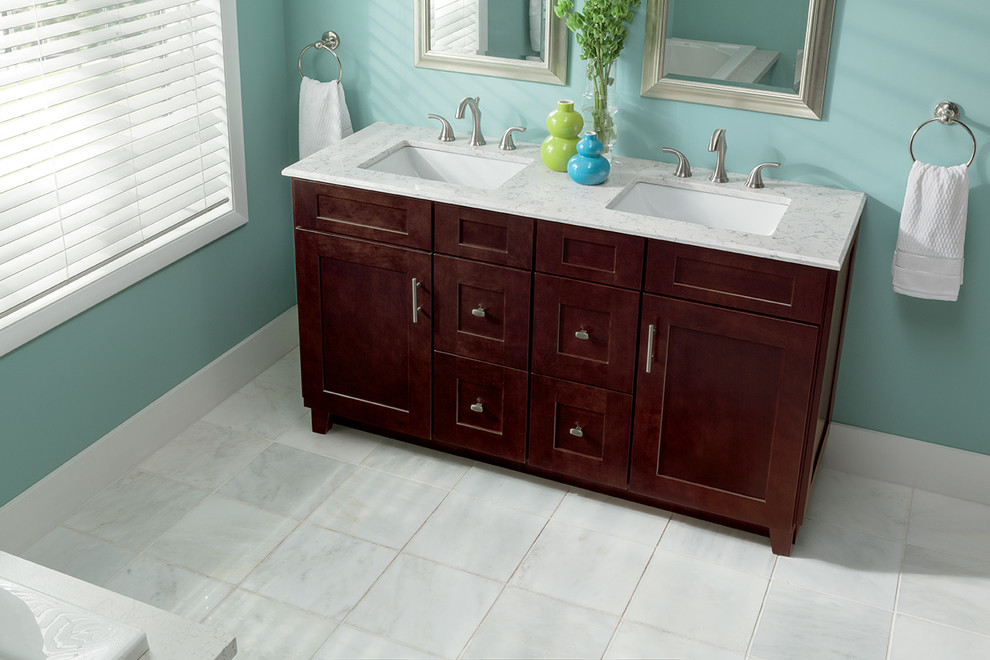 Inspiration for a transitional bathroom remodel in DC Metro
