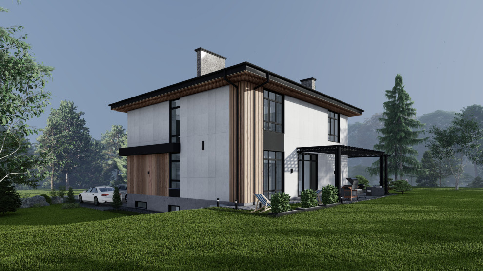 Дом в современном стиле.