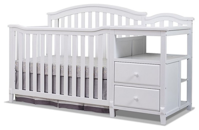 Sorelle Berkley Crib and Changer in White
