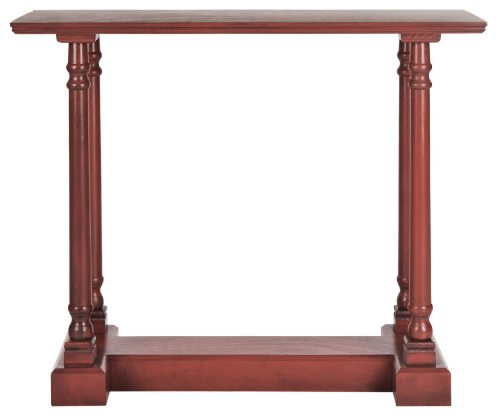 Misha Console Table Red Traditional Console Tables by AED Luxury Home Decor Houzz