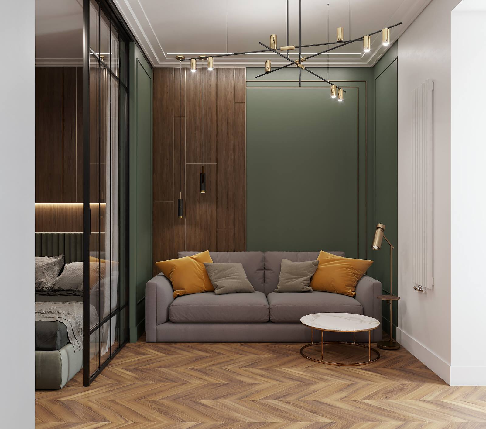 ЖК Ситипарк = однокомнатная квартира. Лофт и декор