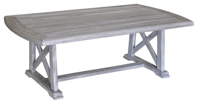 grey teak outdoor dining table