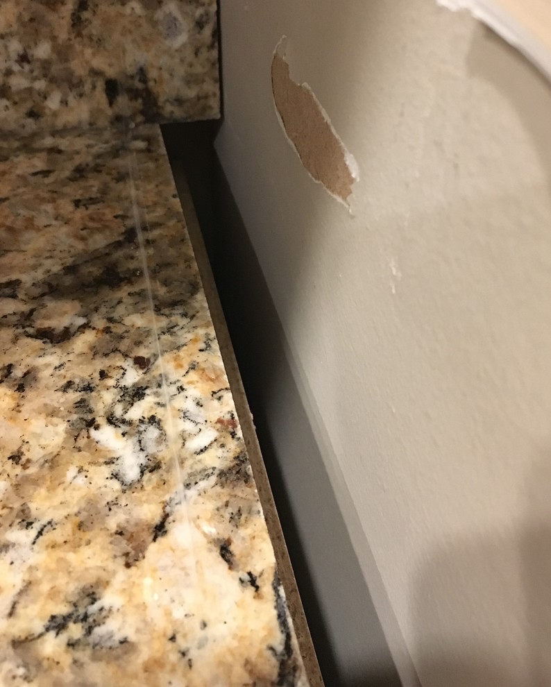How To Fill A Gap Between Countertop And Wall Melesina 's Blog