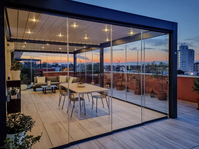 Attico a Padova contemporary-deck