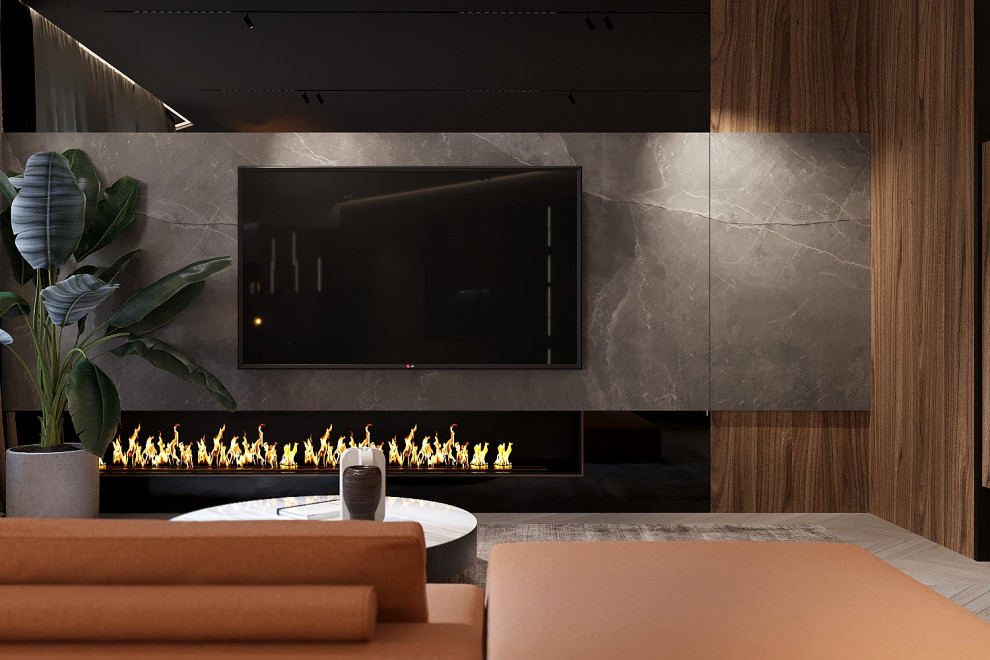 Интерьер квартиры ЖК "Ладья" в г. Самара 163м2