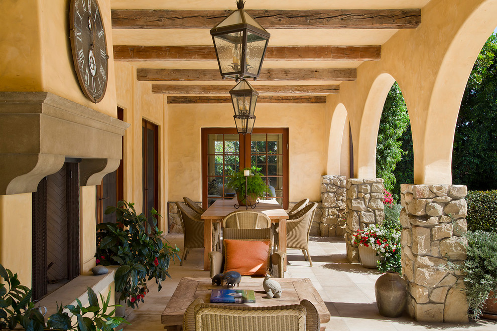 Tuscan porch photo in Los Angeles