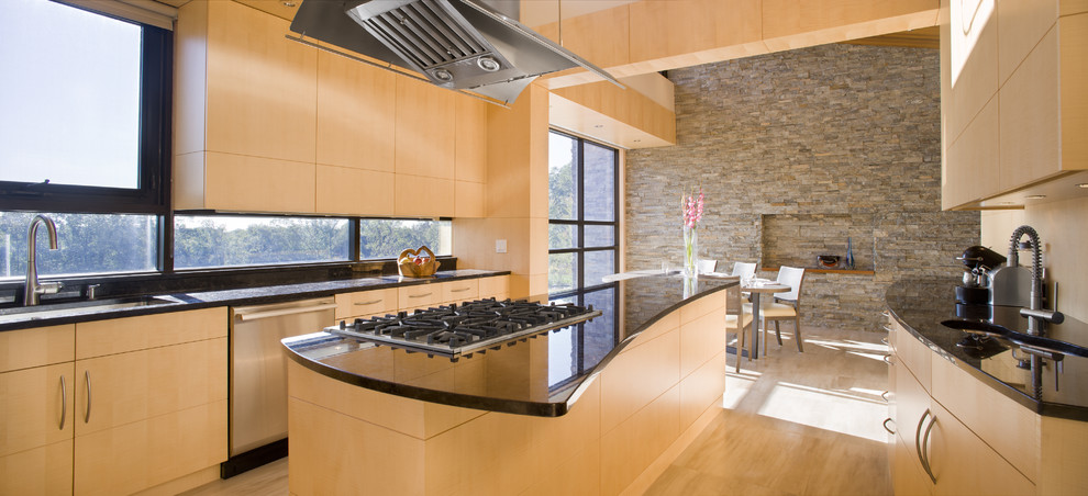 Photo of a contemporary kitchen in Providence.