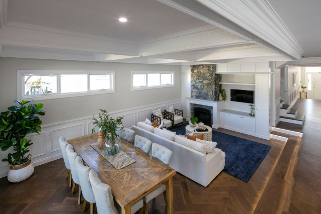 Hamptons Heaven maritim-vardagsrum