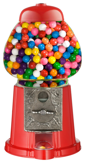 Mini Gumball Machine Premium Vintage Candy Dispenser With Glass Globe ...