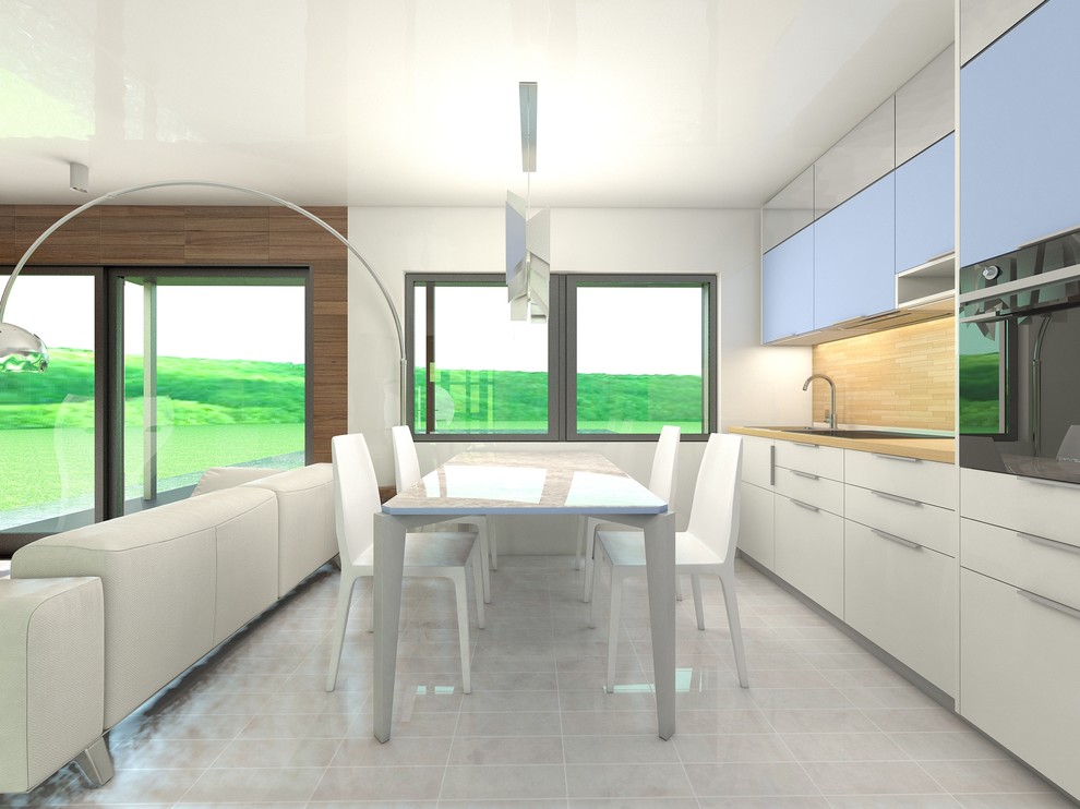 Дом "Куб" в стиле минимализм.