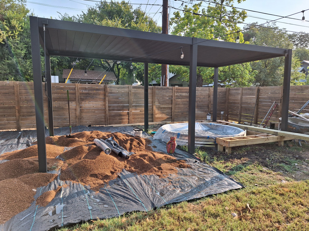 Retractable Steel Pergola