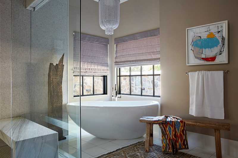 A First Time Remodeler's Sanctuary Transitional Bathroom Denver