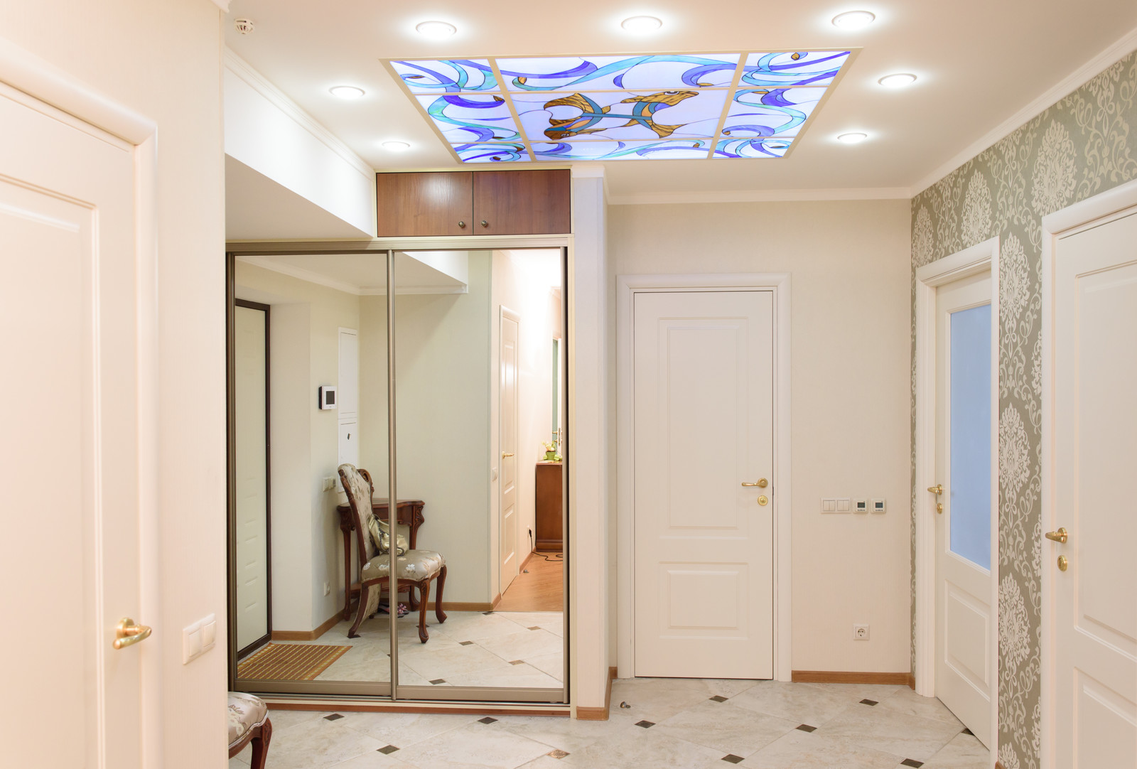 Рыбы в воде. Проект квартиры на Хорошевском шоссе.