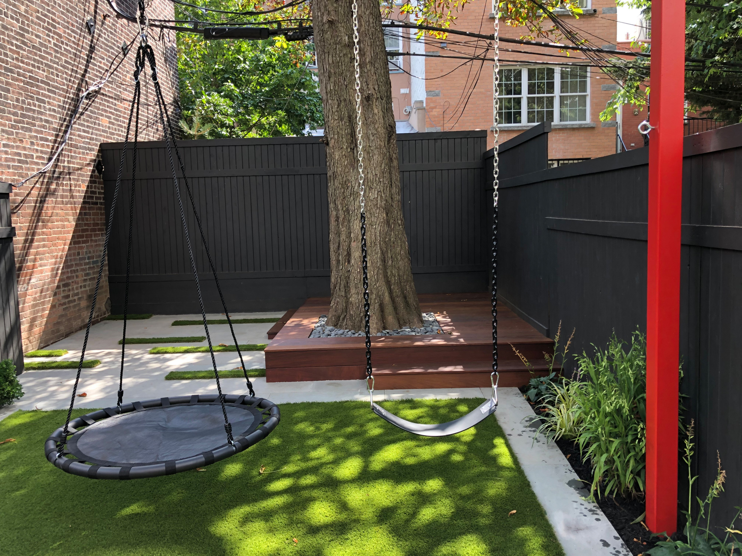 Kids Garden in a Shady  Backyard