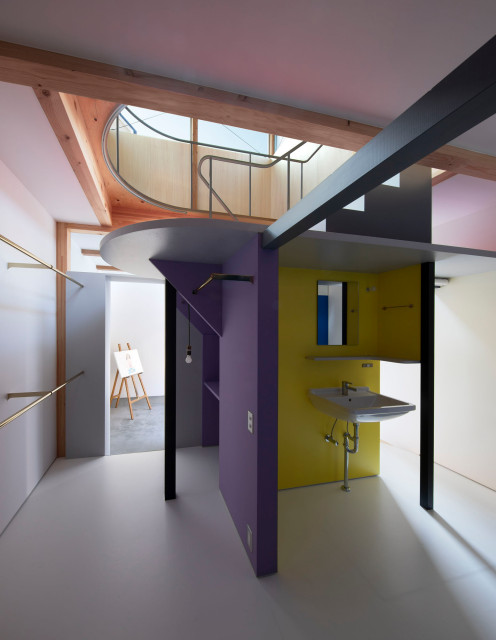 CLERESTORY HOUSE moderno-camera-da-letto