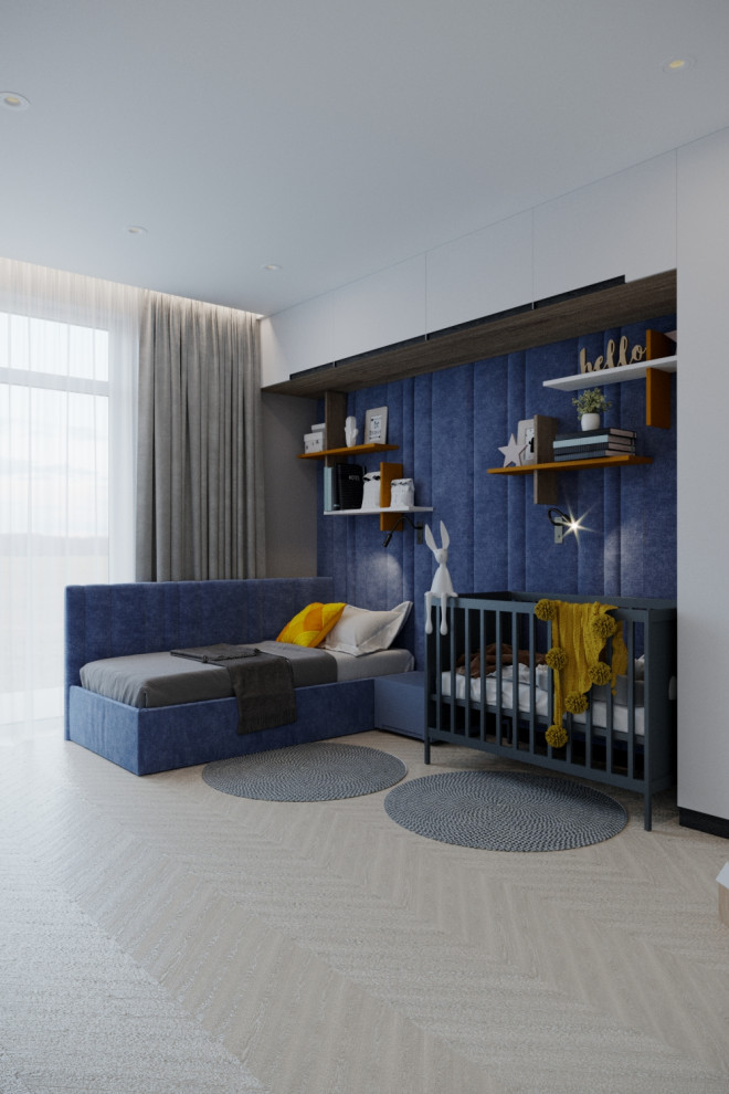 Проект квартиры в современном стиле г. Челябинск, жк EVOpark