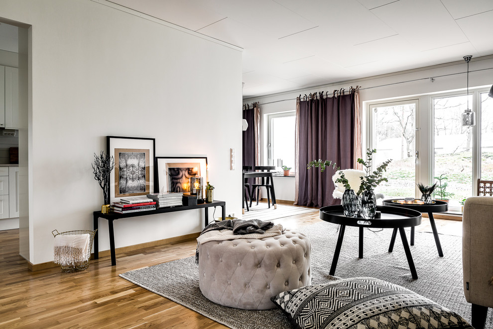 Idéer för ett skandinaviskt vardagsrum