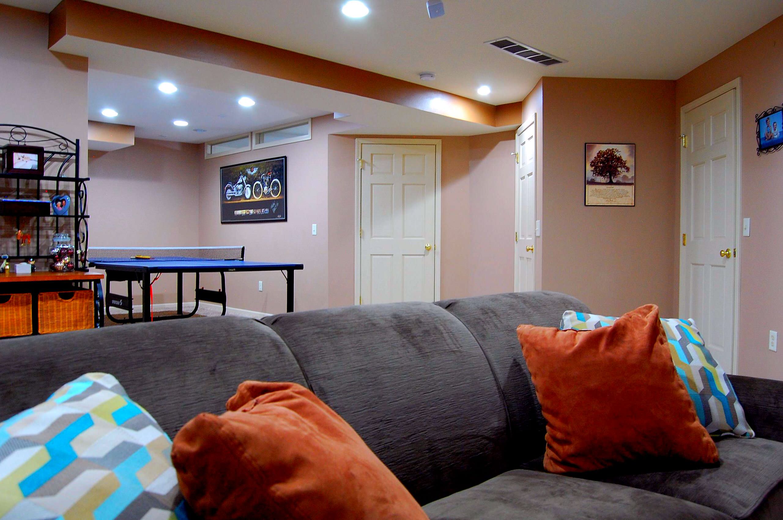Finished Lower Level in Germantown, WI.