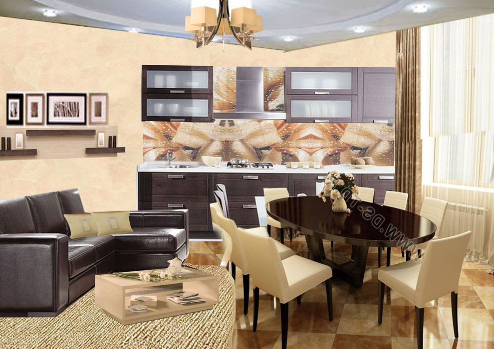 гостиная-кухня 7