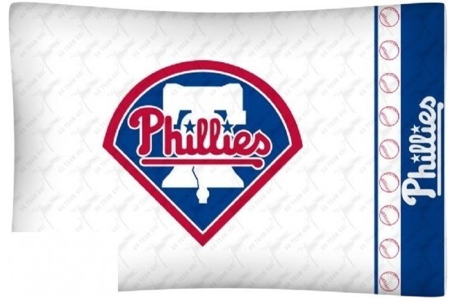 MLB Philadelphia Phillies Microfiber Pillow Case