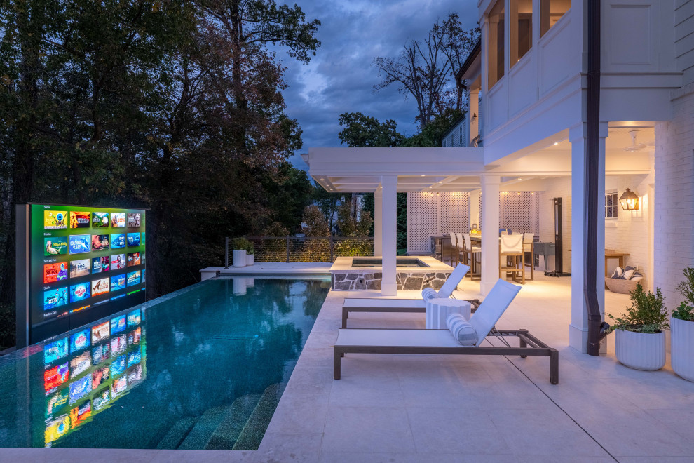 Inspiration for a transitional pool remodel in DC Metro