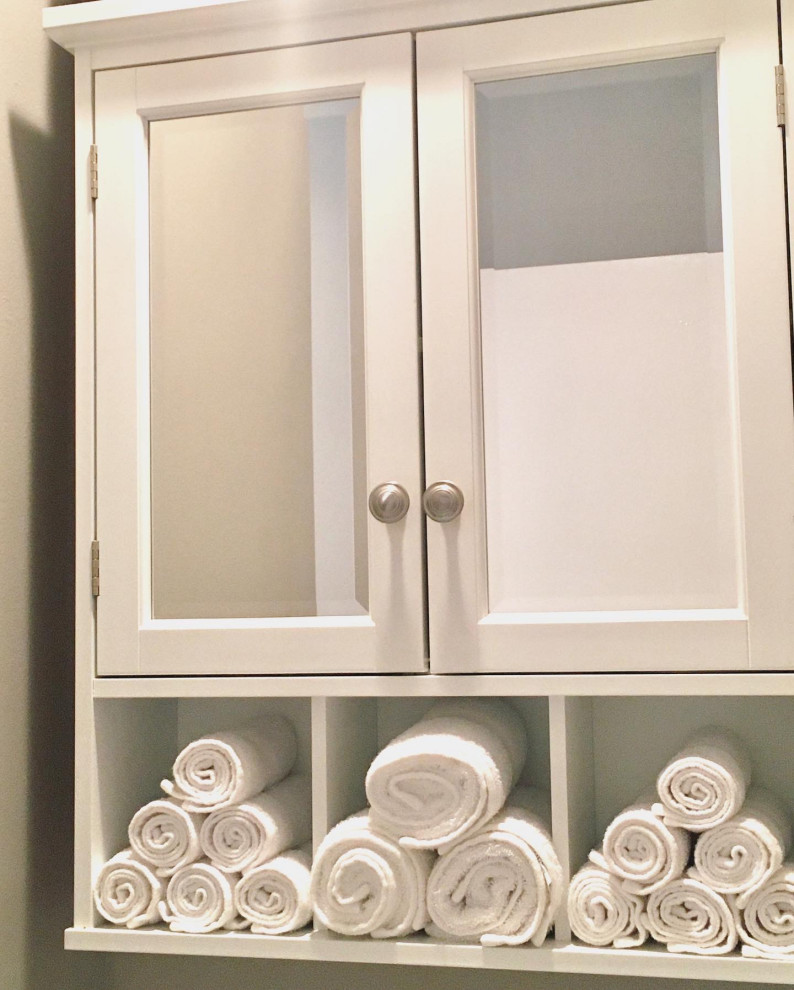 White & Chrome Bathroom