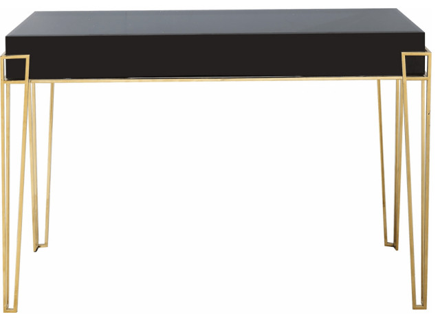 Black Mirrored Console Table - Contemporary - Console Tables - by ...