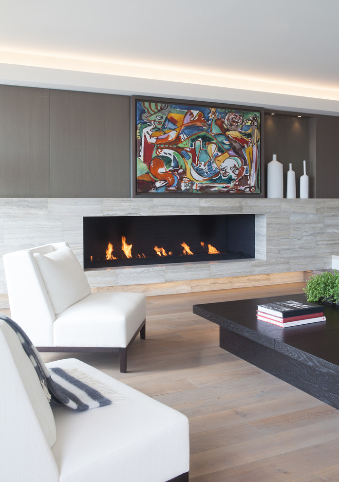 Example of a transitional home design design in Orange County