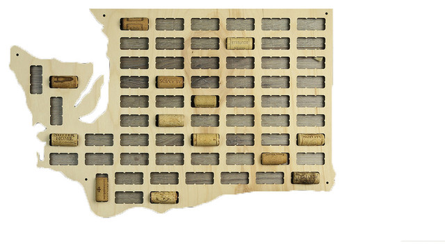 Wine Cork Traps State Of Washington Wooden Wine Cork Holder Wall