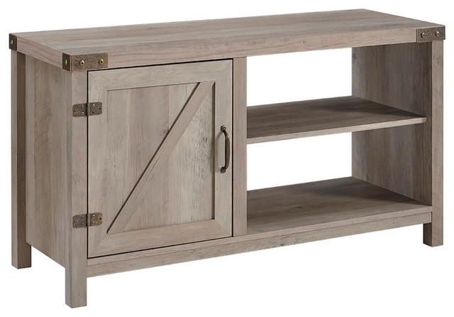 44 Rustic Farmhouse Barn Door Console Farmhouse Entertainment