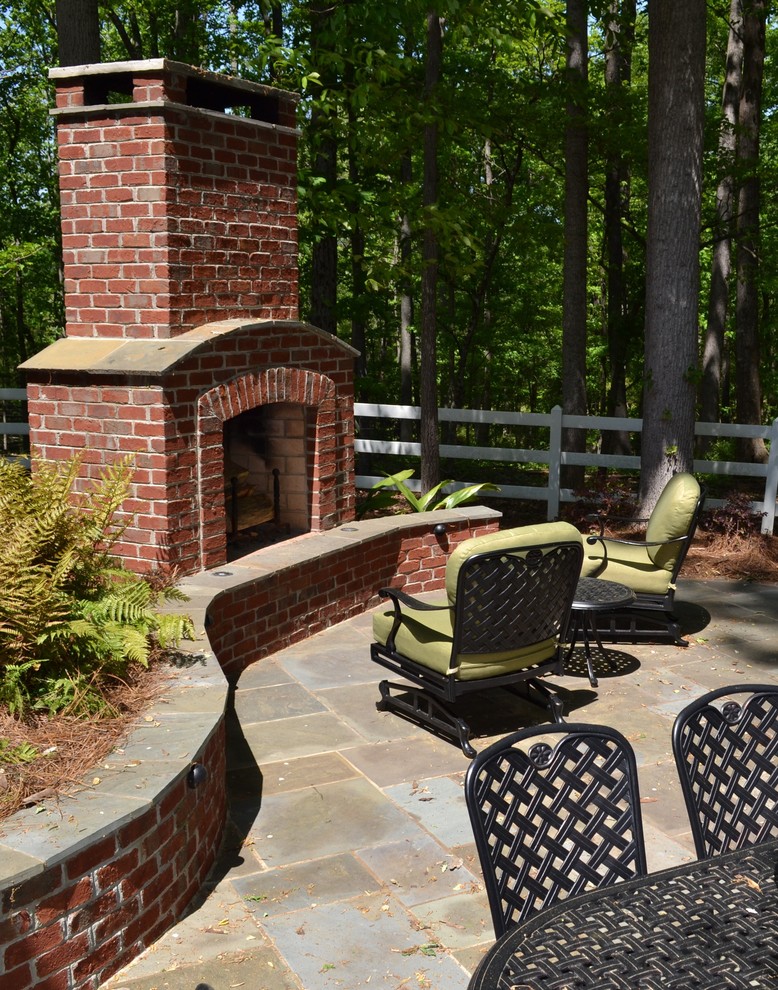 Traditional patio in Charlotte.