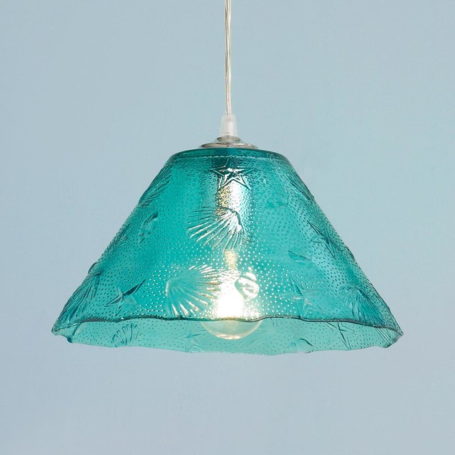 Sea Shell Glass Pendant Light