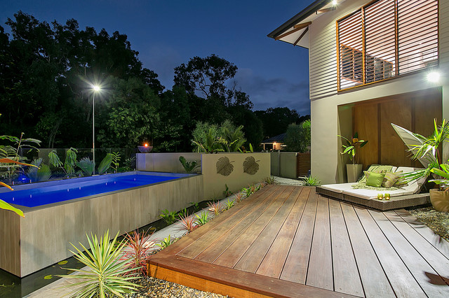 Litara Display Home tropical-pool
