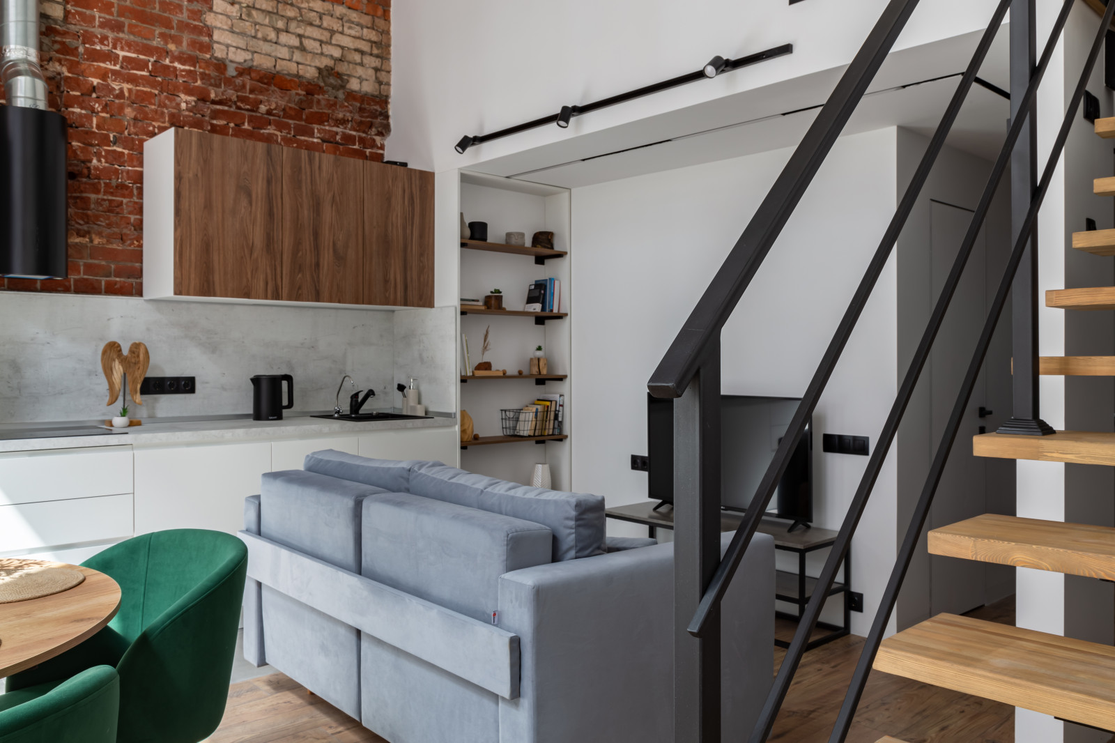 Дизайн-проект двухуровневой квартиры в ЖК Kleinhouse