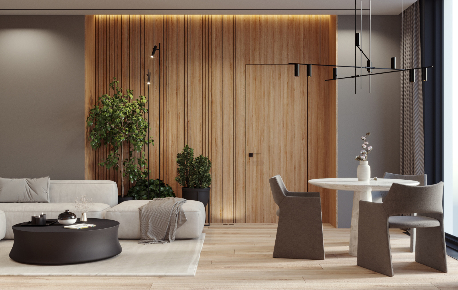 Функциональная двухкомнатная квартира