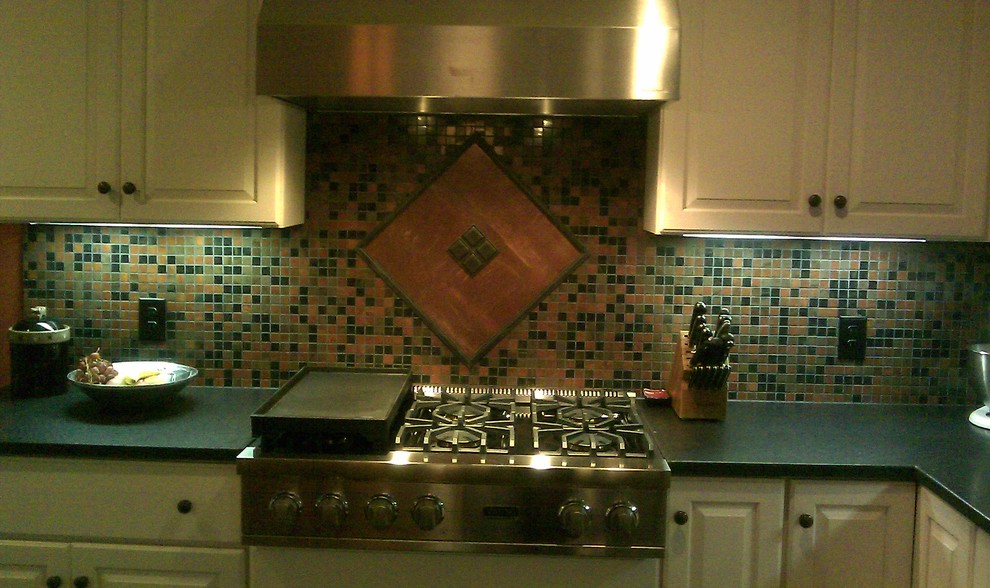 Inspiration for a transitional kitchen remodel in Boston