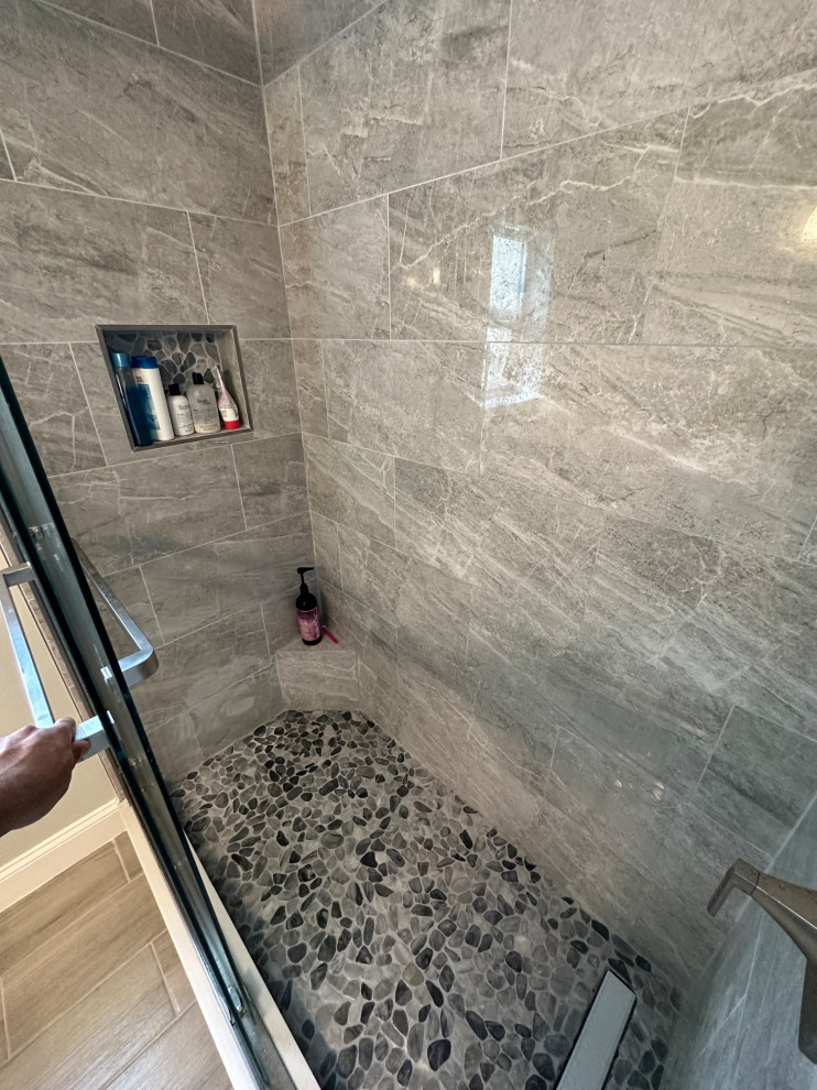 Modern Walk-In Shower Bathroom Renovation