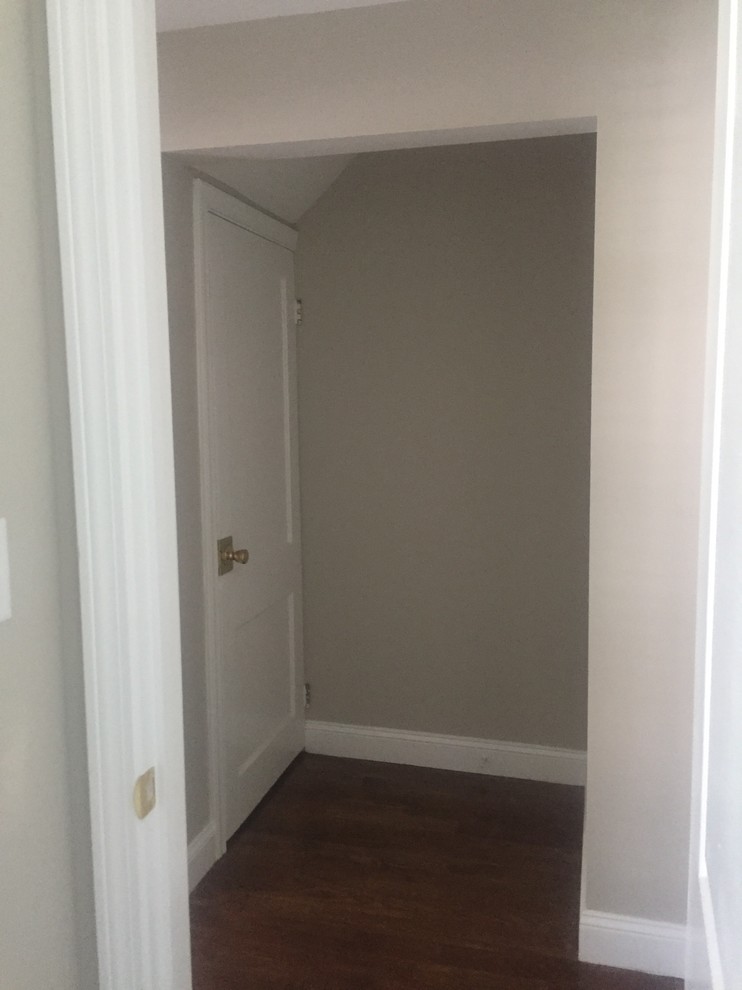 Inspiration for a transitional home design remodel in Boston