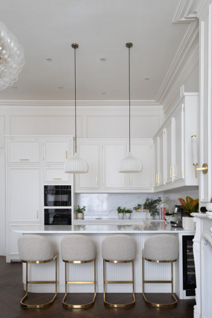 Belsize Park Panelled Shaker Kitchen transitional-kitchen