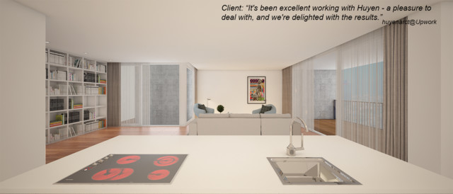 Kitchen renderings 