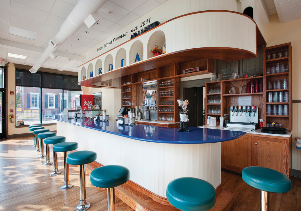 The ice cream bar Home Bar Philadelphia by Tague Design Showroom