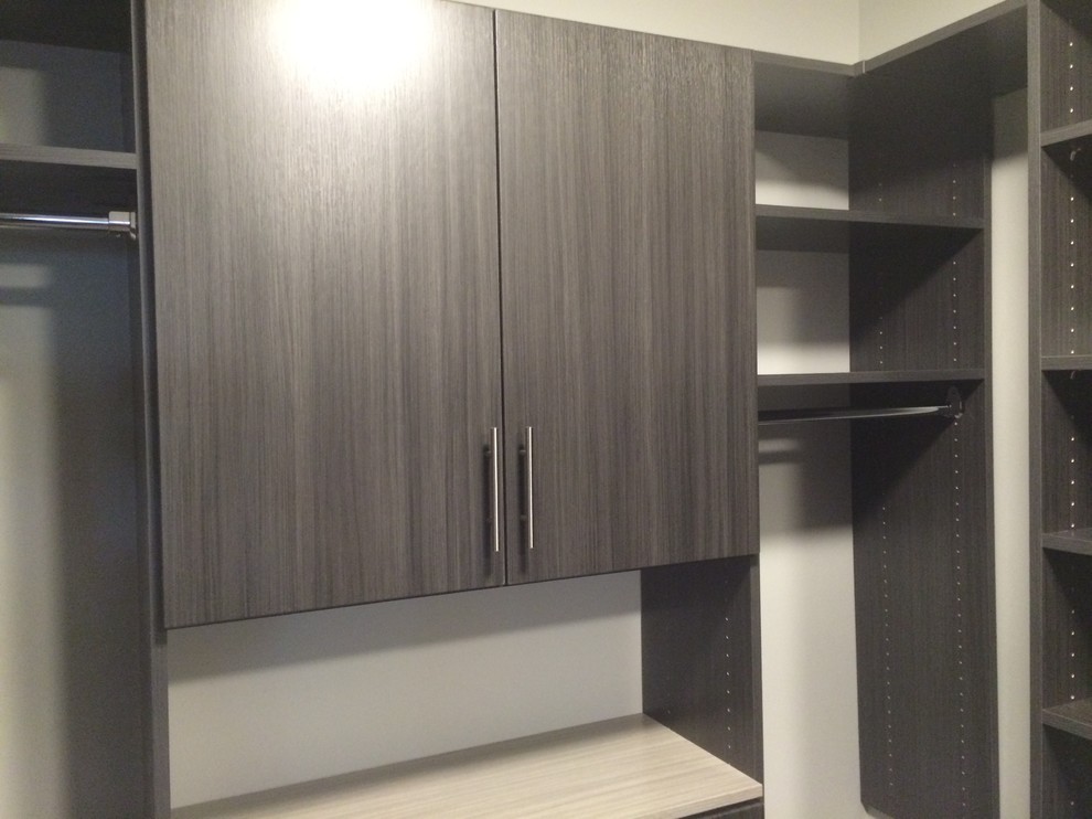 50 shades of gray Contemporary Closet Other by Custom Storage