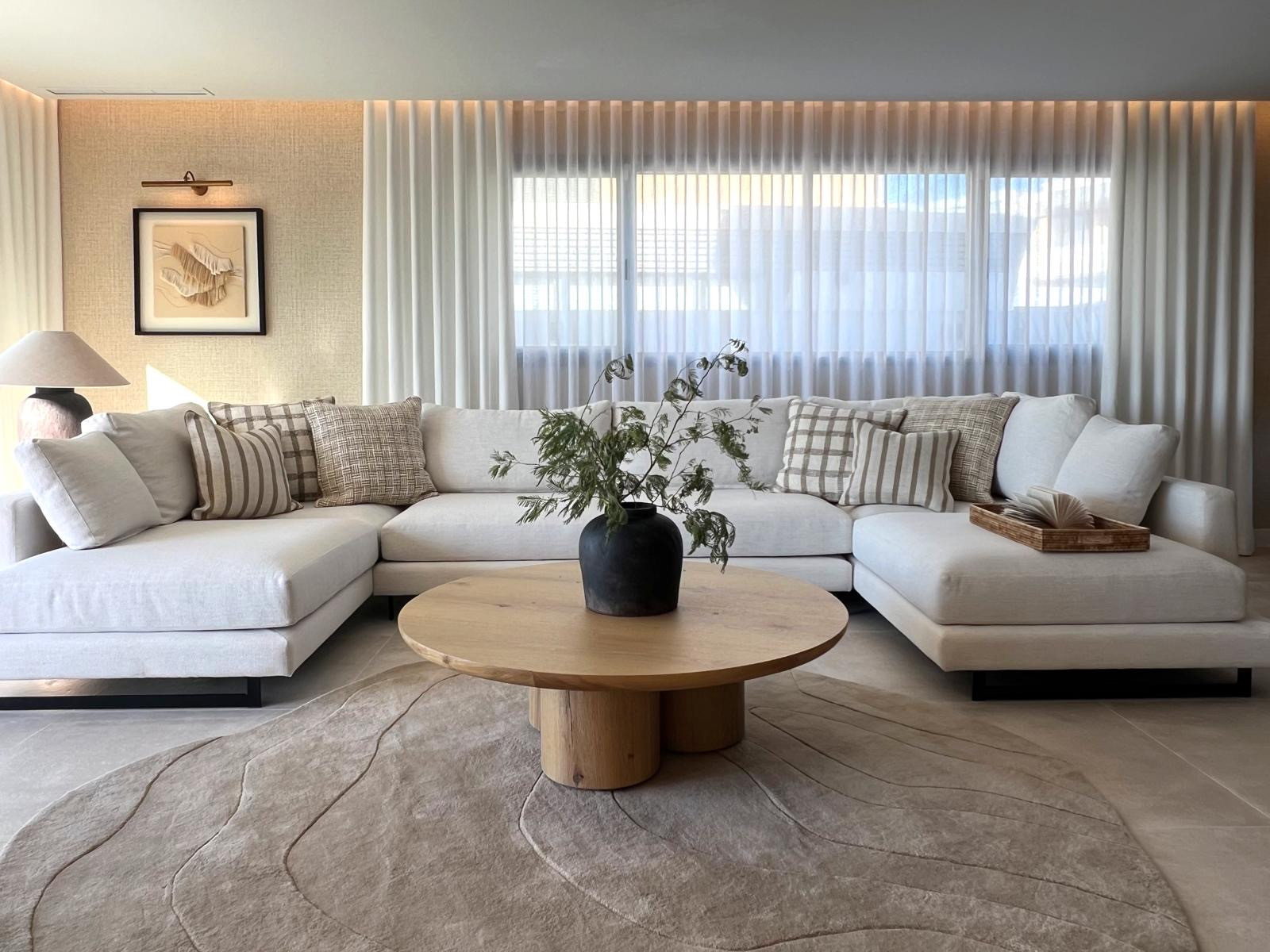 Example of a living room design in Malaga