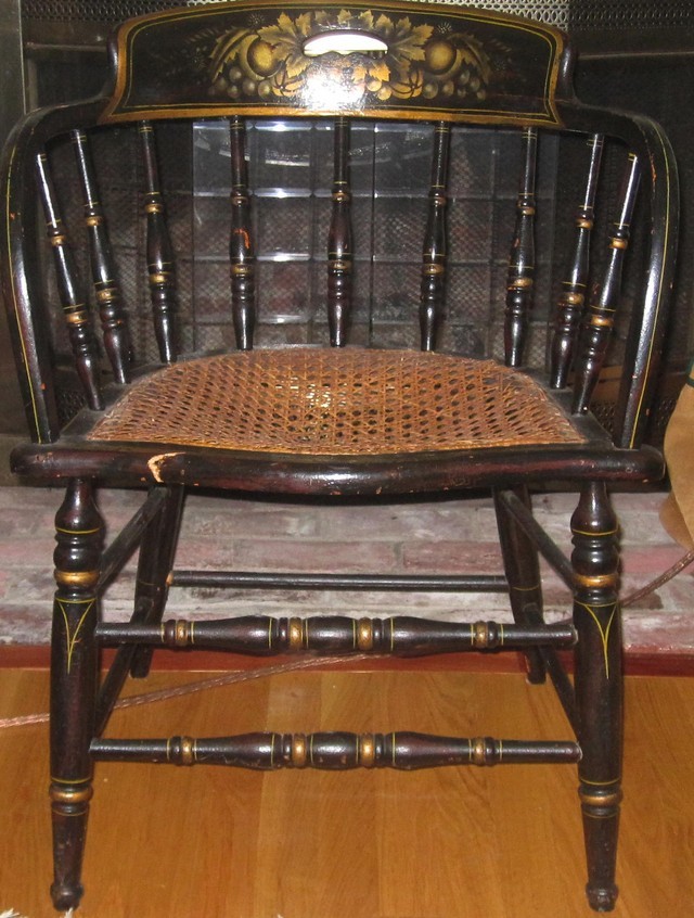 Antique Hitchcock chair