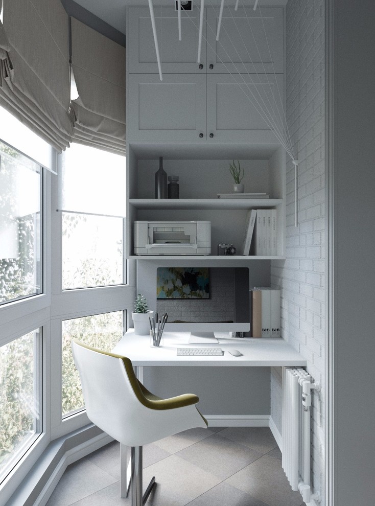 Интерьер кухни и лоджии на ул. Фурманова в г. Хабаровске