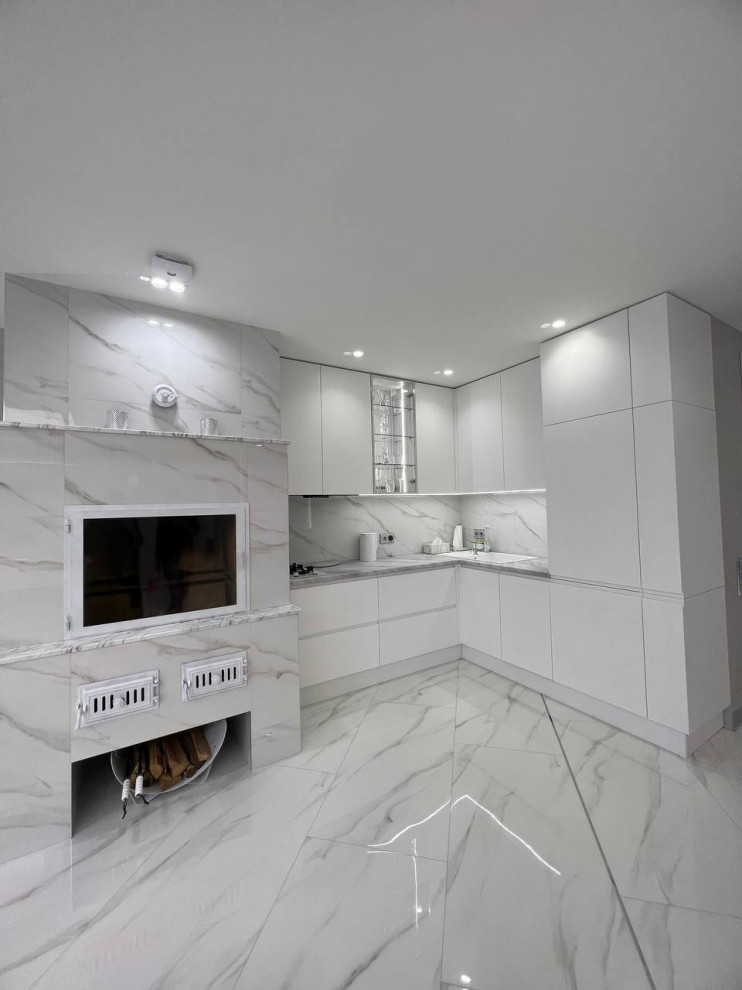 Дом с зоной барбекю