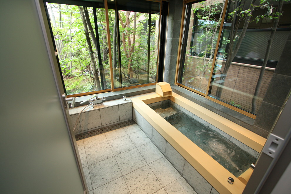 2023日式浴室设计图片 2023日式地砖装修效果图大全